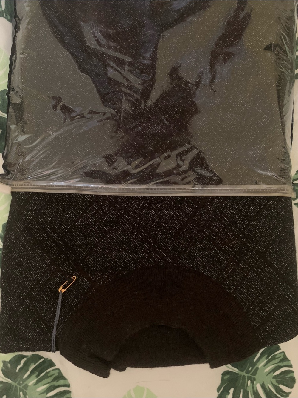 Black Women's Quilted Tote Bag